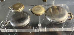 Caja Reloj de Bolsillo Hombre Cincelado Numerada Piezas Repuestos 4 Vintage - Imagen 1 de 12