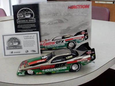 NHRA 1/24 JOHN FORCE RCCA 1991 CASTROL GTX CHROME 91 CHAMP  1/391 #318 - Image 1 of 4