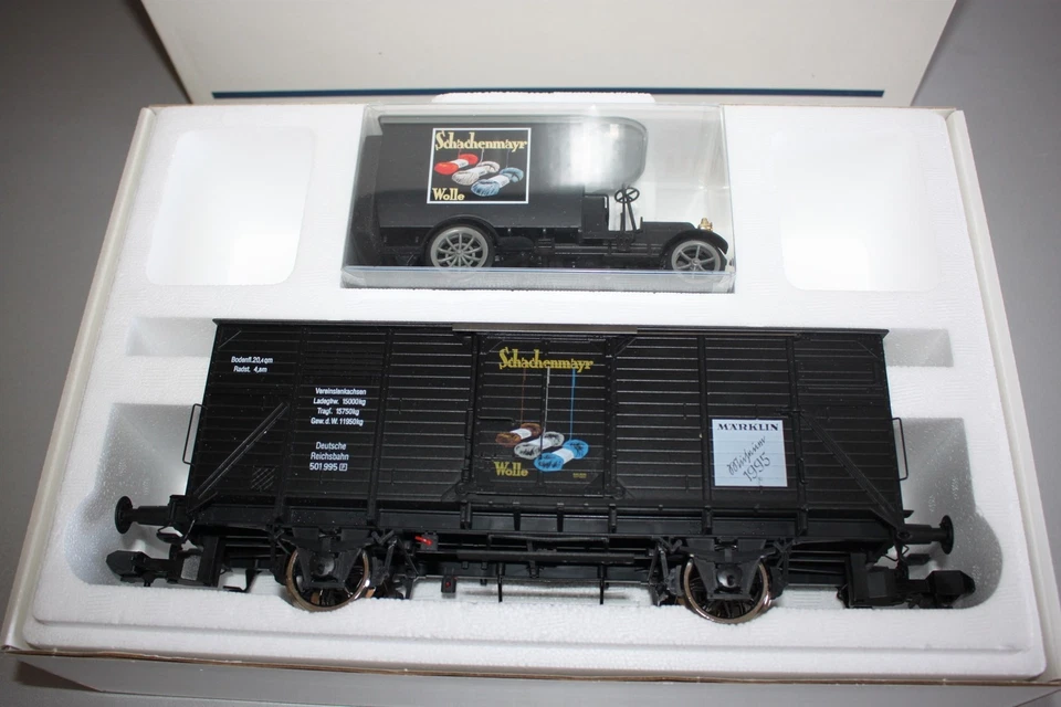 Märklin 85895 Museum Vehicle 1995 2-Achser Freight Car „Schachenmayr“ Gauge 1 - Image 1 of 3