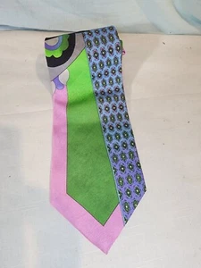 VITALIANO PANCALDI Mens Silk Necktie Abstract, Colorful Pattern, VERY NICE! - Picture 1 of 10