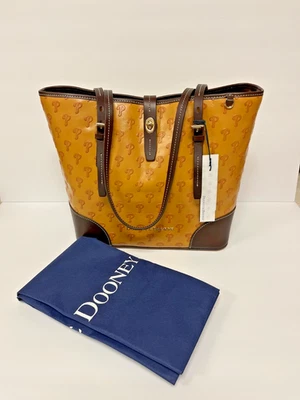 NWT MLB Phila Phillies Dooney & Bourke Handbag Lrg Satchel Fine Leather Reg $428 - Image 1 of 4