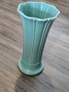 Fiesta 9 5/8 Inch Turquoise Medium Vase Homer Laughlin Fiestaware HLC Made USA - Picture 1 of 12