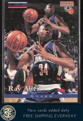 Ray Allen 1996 Score Board Rookies #84 Connecticut Huskies - Image 1 of 2
