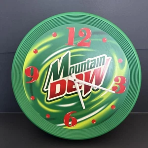 Vintage Mountain Dew Batteriebetriebene Wanduhr Original 19" - Bild 1 von 15