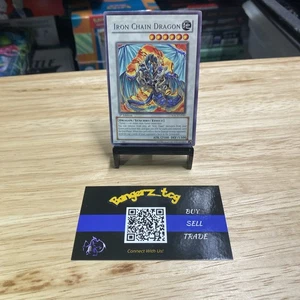 Yu-Gi-Oh TCG - Iron Chain Dragon CSOC-EN040 Crossroads of Chaos 1st Edition - LP - Picture 1 of 3