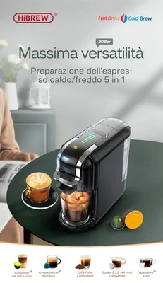 Macchina da caffè a capsule multiple HiBREW, calda/fredda Dolce Gusto Nescafe  - Immagine 1 di 4