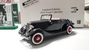 Danbury Mint 1:24 Edizione Limitata 1933 Ford Cabriolet "Nero" - Foto 1 di 14