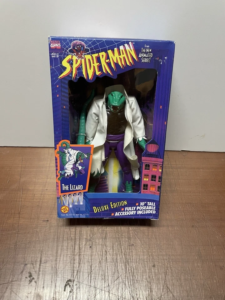 TOYBIZ MARVEL EL LAGARTO SPIDER-MAN SERIE ANIMADA 10 PULGADAS 1994 NUEVO DE COLECCIÓN Foto 1 de 4