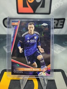 2024 Topps Chrome Black Refractor Corey Baird FC Cincinnati 49 /10 - Picture 1 of 2