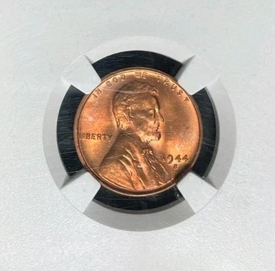 1944-S LINCOLN WHEAT CENT ~ NGC MS 65 RB ~BEAUTIFUL COIN~ - Image 1 of 4