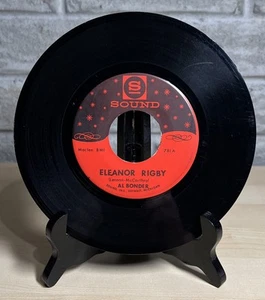 Al Bonder Sound Detroit 45 #781 Eleanor Rigby / Just Thinkin' G+ TYPO SIGNED? - Picture 1 of 3
