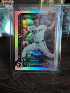 2025 Topps Series 1 - DJ HERZ - Rainbow Foil Nationals #287 - Picture 1 of 2