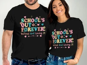 Camiseta School's Out Forever, divertida camiseta de graduación para personas mayores, maestros y niños - Imagen 1 de 17