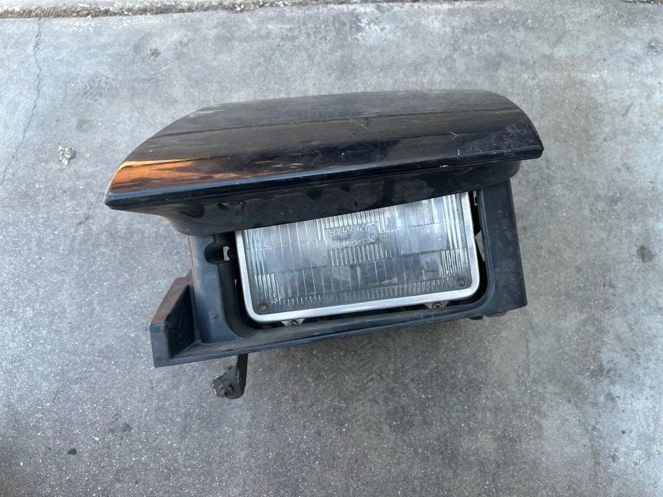 90-91 Eclipse Talon Laser Driver Left Side Head Light Lamp Black - Image 1 of 4