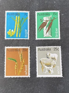 AUSTRALIA, SCOTT # 462-465 (4), CONJUNTO COMPLETO INDUSTRIAS PRIMARIAS EDICIÓN 1969 sin montar o nunca montado - Imagen 1 de 2