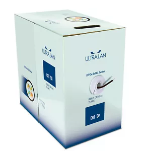 305m External CCA Cat 5e Dual LAN Coated Ethernet UTP Network Cable - Picture 1 of 3