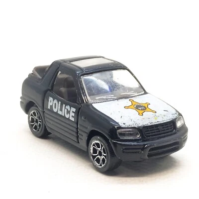 Majorette Toyota Rav 4 Police Blanco/Negro - Rueda 5HC 1:50 (3") Usado 001 Foto 1 de 4