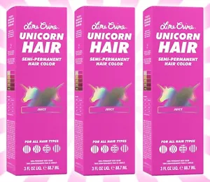 Color de cabello semipermanente rosa unicornio crimen lima 3 vegano cobertura completa jugoso - Imagen 1 de 7