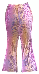 H&M Women's Flared Leggings in Colorful Print - Size S Pink - Picture 1 of 6