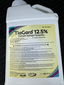 Aurora TiaGard 12.5% Liquid Concentrate 5 Liter Exp 05/2025 - Picture 1 of 3