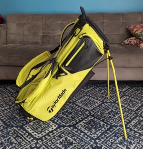 Taylormade Flextech Stand Bag (2022) 5-Way Neon Yellow - Picture 1 of 15