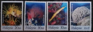 M'sia International a year of Reef 4v mint 1997 toning - Picture 1 of 2