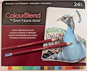 Spectrum Noir ColourBlend Artist's Blending Pencils Tin 24pc - Naturals - Picture 1 of 2