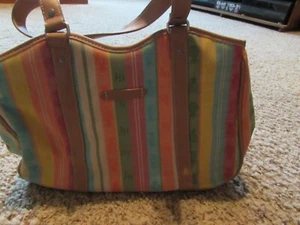 JAMAICA BAY 13"x10"x5" purse bag tote satchel 3 compartments & 4 pockets - Picture 1 of 7