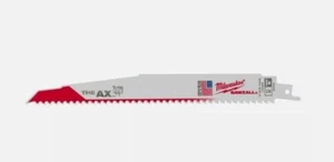 Milwaukee 48-01-7026 AX 9" 5TPI Sawzall Blade Reciprocating 100 Pk Wood & Nails - Picture 1 of 1