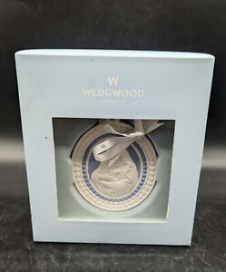 WEDGWOOD Jasperware Madonna & Child Flat Hanging Ornament Reversible New RARE