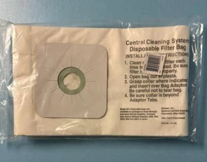 New in Package ~ Nutone 391 Bags for Central Vacuum System ~ Set of 3 - Picture 1 of 3