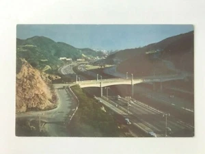 Postcard CA Hollywood Ventura Freeway San Fernando Valley Hillside early 1950's - Picture 1 of 2