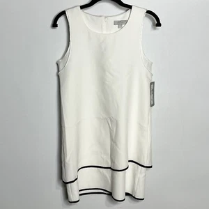 Vestido Hilary Radley para mujer XS con capas de corte negro sin mangas fiesta - Imagen 1 de 8