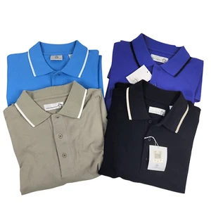 Camisa Polo Munsingwear Para Hombre Grande Negra Azul Púrpura Tostada 100% Algodón - Imagen 1 de 11