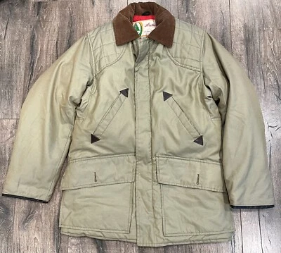 Chaqueta de abrigo con cremallera completa de plumón de pato Arctic Woods de los años 70 y 80 de Canadá talla grande Foto 1 de 4
