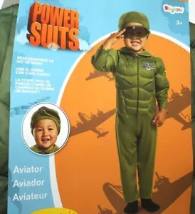POWER ANZÜGE FLIEGER HALLOWEEN KOSTÜM KLEINKIND 2T JUNGEN - Bild 1 von 3