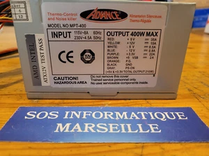 Bloc Alimentation ADVANCE MPT-400 Alimentation 400W - Photo 1/6