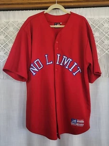 Vintage NO LIMIT Records Soldier Gear rot Baseball Trikot Größe Large limitierte Auflage - Bild 1 von 17