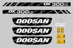 DOOSAN DX300LC DIGGER DECAL STICKER SET - Picture 1 of 1