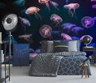 3D Dream Jellyfish S355 papier peint mural autocollant amovible enfants Pa