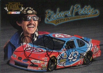 Richard Petty 1997 Fleer Skybox Autographed Racing Card - Image 1 of 2