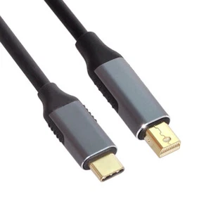 4K Monitor Mini Displayport DP Displays Male to USB3.1 Type C USB-C Source Cable - Picture 1 of 12