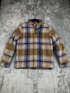 Alpine Design Men's Hilltop View Jacket Plaid Blue Heritage Plaid Size Small NEW - Picture 1 of 12