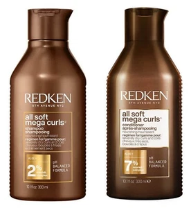 Redken All Soft Mega Locken Shampoo und Conditioner intensive Haarreparatur 300 ml - Bild 1 von 6