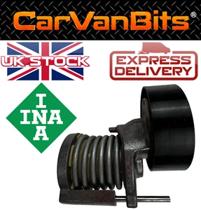 FOR AUDI A3 8P 2003-2012 ALTERNATOR RIBBED FAN DRIVE BELT TENSIONER INA - Picture 1 of 4
