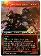MTG Eomer, Marshal of Rohan *BORDERLESS FOIL* The Lord of the Rings 0428 NM