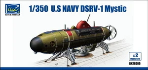 Ricich Models RN28009 1/350 Marina EE. UU. DSRV-1 Mystic (2 piezas) - Imagen 1 de 2