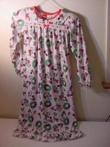 PEANUTS SNOOPY PAJAMAS SLEEPWEAR - GIRLS SIZE MEDIUM - Picture 1 of 3