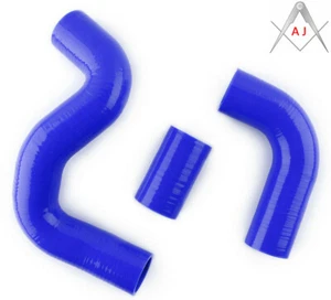 FOR LAND ROVER RANGE ROVER P38 2.5L DIESEL TURBO SILICONE INTERCOOLER HOSE BLUE - Picture 1 of 7
