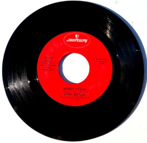 JERRY BUTLER - Moody Woman / Go Away Find Yourself - Vinyl 45rpm Mercury 72929 - Picture 1 of 4